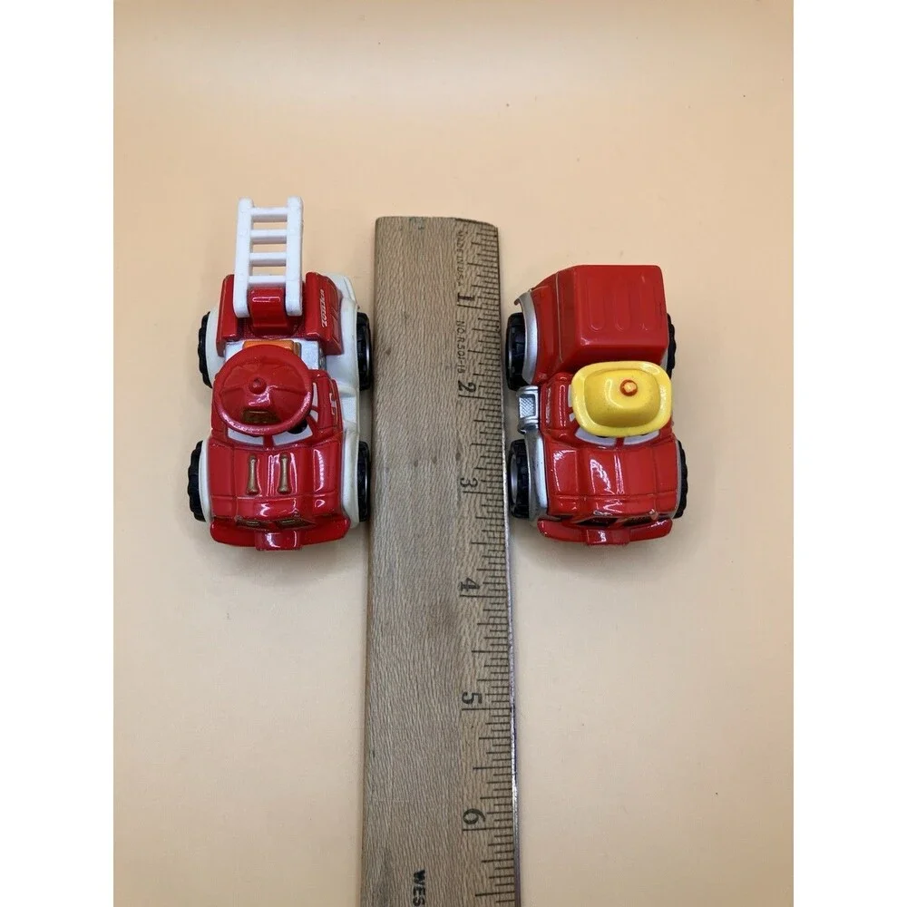 Tonka Lil Chuck Red Truck And Fire Truck Car Toy 2000 Maisto